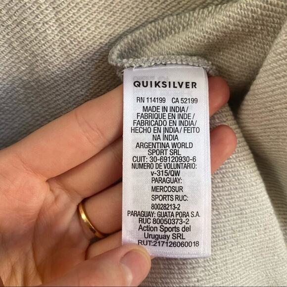 NWT Quicksilver Women’s Rainbow Zip Up Jacket - Picture 7 of 7